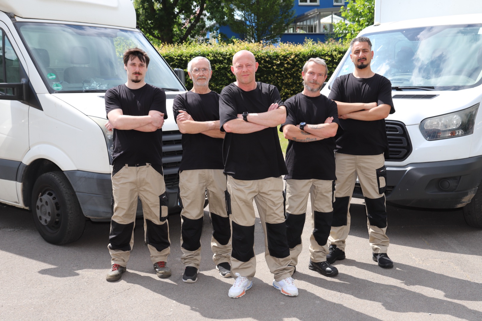 Das Team der Entrümpelungsfirma Entvita in Castrop-Rauxel